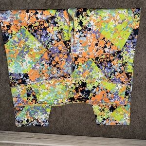 Fabletics Multicolor Abstract Leggings